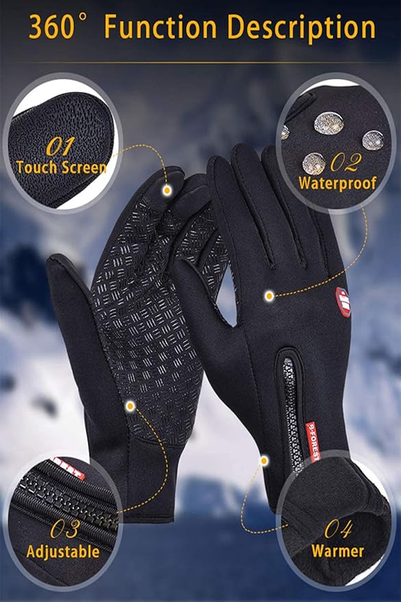 Touch Screen Outdoor Sport Gloves