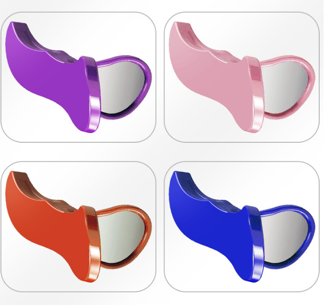 Color assortment of hip and butt muscle trainers: purple, pink, brown, and blue