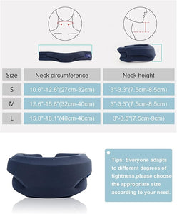 Migraine Relief Neck Brace – Soft Cervical Collar for Sleeping, Neck Pain Support, Spine Alignment & Headache Relief – Adjustable Neck Wrap for Men & Women