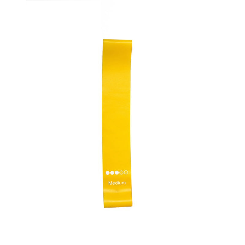 Yellow medium yoga resistance band