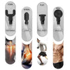 Massage gun attachment set: fork, spiral, flat, and ball heads