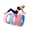 Yoga pilates circle ring set with pink, blue, and rose outer bands