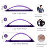 Purple massage stretcher arch with raised nubs and 3-level design