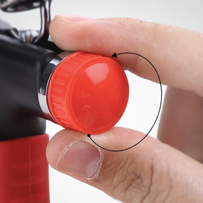 Adjustable hand gripper tool red dial knob on the handle