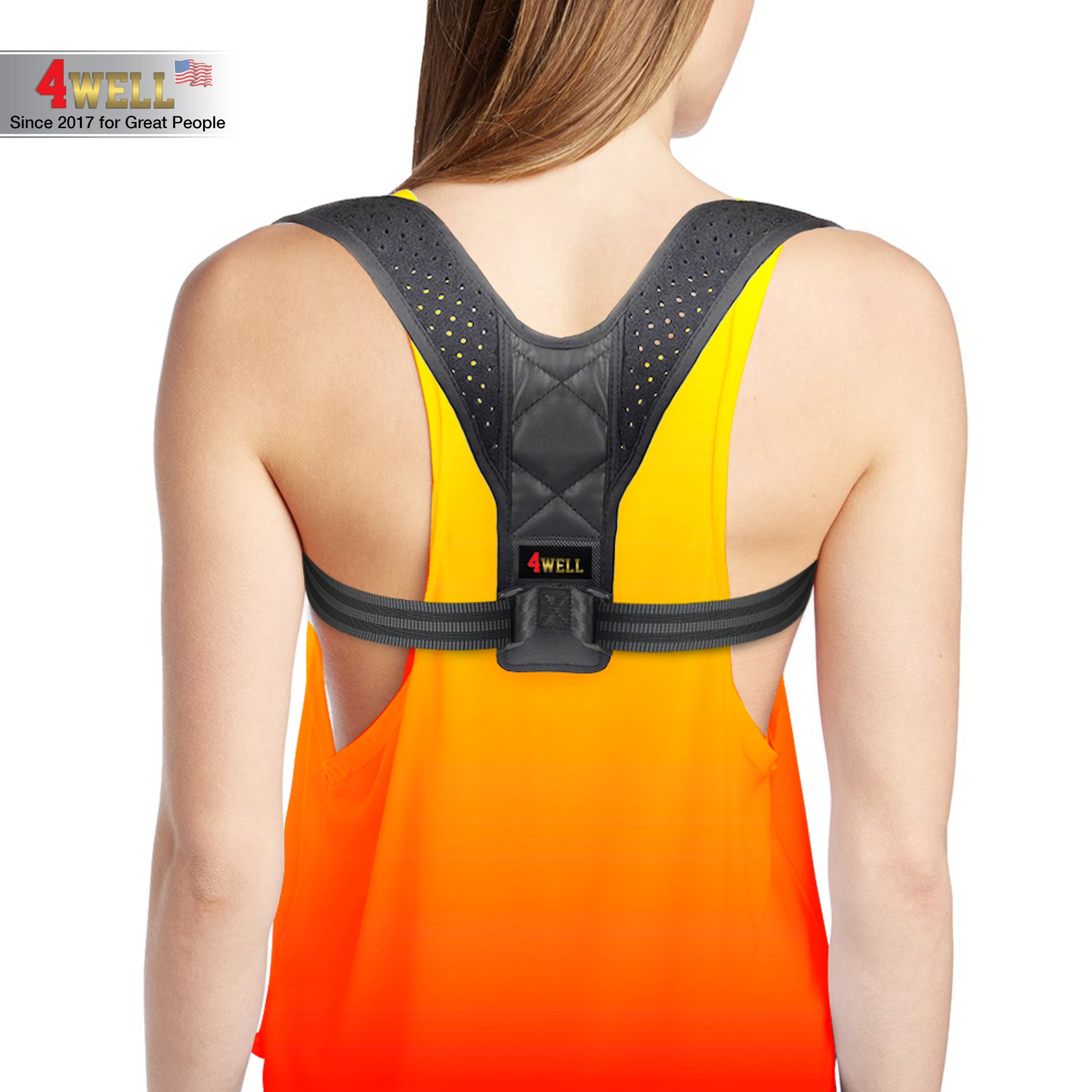 4WELL Posture Corrector For Women Men Effective and Comfortable