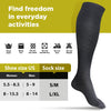 Size Guide Black Compression Socks - 4well