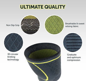 Ultimate Quality Knee Compression Support Sleeve - 4well